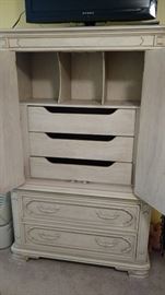 Inside of armoire