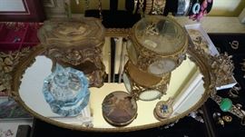 Vanity tray and accessories
