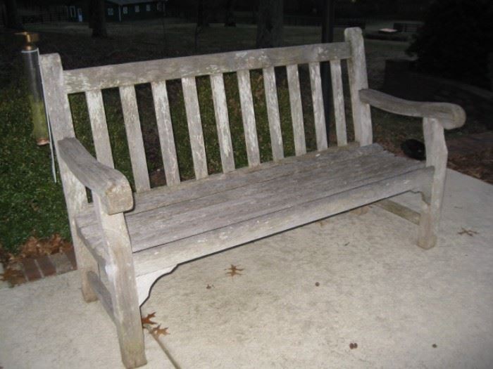Teak bench