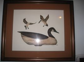 Canada goose decoy print by Reita Quinlan