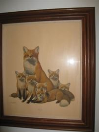 Ray Harm Red Fox print-signed