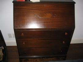 Drop front desk