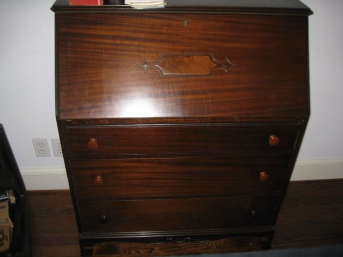 Drop front desk