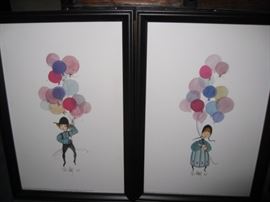 Pair of P. Buckley Moss prints