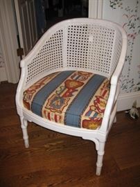 Cane bergere chair