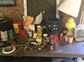 I know you can't see it---but this has metal mid century modern legs