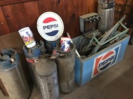 vintage pepsi dispenser