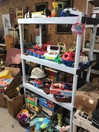 We have not even unpacked most of the vintage Fischer Price yet