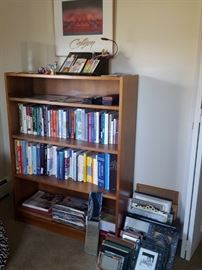 Lots of books and bookshelf