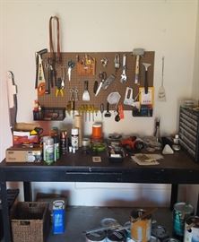 Garage full of tools and other equipment