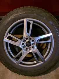 MB WHEELS VECTOR 18 X8 5-100.00/114.30 38 DGGLMS        (Set of Four) (Wheels only) Only on car for several thousand miles.