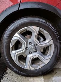 Bridgestone Ecopia H/L 422 Plus, All-Season, 235/60 R18 tires (Set of 4) (Tires only) Driven on only 6000 miles.....excellent. 
