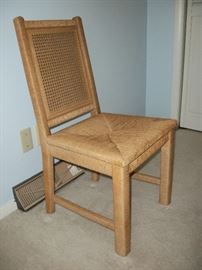 Henry Link rush seat chair.