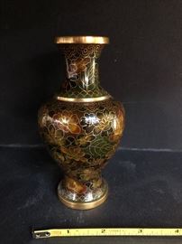 Enamel vase