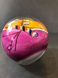 Signed paperweight