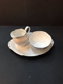 Cream and sugar