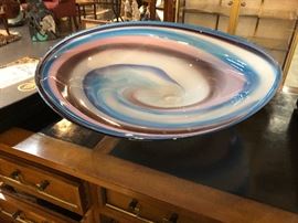 Large glass bowl