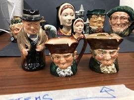 Royal Doulton Toby mugs 