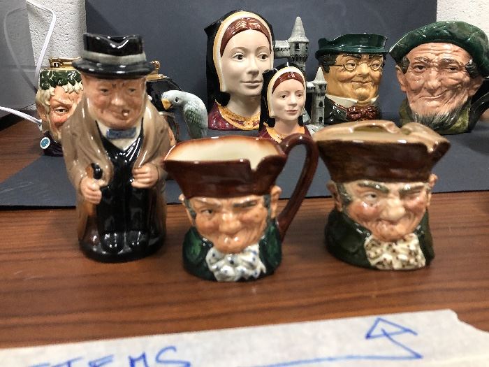Royal Doulton Toby mugs