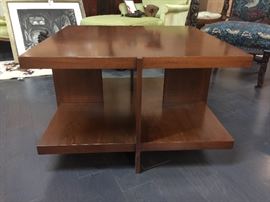 1990s Traditional Swartzendruber Fine Wooden Hand Crafted Coffee Table