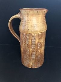 Pottery pitcher