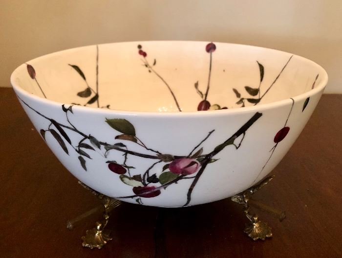 Royal Doulton large centerpiece bowl, hand signed by artist 