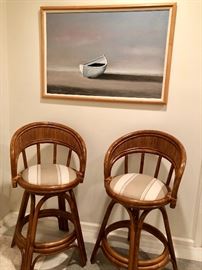 Wicker/Cane/Rattan Stool Chairs