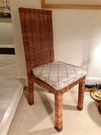 Designer Wicker Chair from Deutsche in NYC