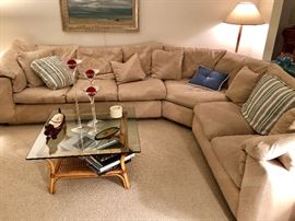 Large L-Sectional 3 Pieces- SOLD