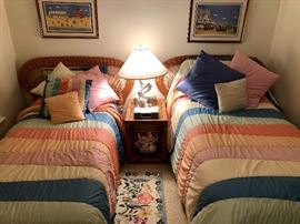 Wicker Twin Headboards!