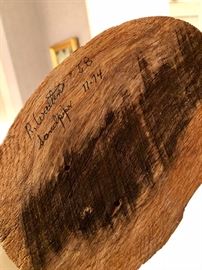 Carved & Signed Shorebird Decoy