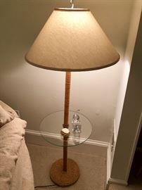 Rattan Pole Lamp