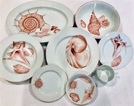 Fitz And Floyd "Coquille" China
