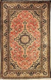 PERSIAN MASHAD WOOL CARPET, W 9' 7", L 12' 8"  Lot 56