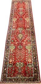PERSIAN TABRIZ WOOL RUNNER, W 3', L 13' 3"  Lot 68
