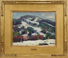 MARY DARTER COLEMAN (AMERICAN, 1893-1956), OIL ON CANVAS, H 16", L 20"  Lot 1179