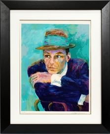 LEROY NEIMAN (AMERICAN, 1921-2012), SERIGRAPH ON PAPER, H 28", L 22", "THE VOICE"  Lot 1317