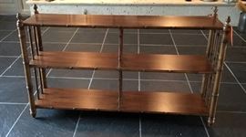 JOHN WIDDICOMB, OPEN BOOK SHELVES, H 31", L 51", D 11"  Lot 106