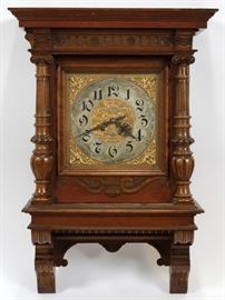 FRANZ EFFENBERGER SHELF CLOCK, H 27”  Lot 1305