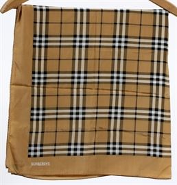 BURBERRY SILK SCARF  Lot 1401