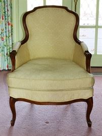 LOUIS XV STYLE WALNUT ARM CHAIR  Lot 97