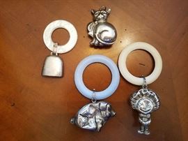 Sterling Baby Rattles