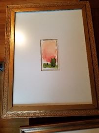 Hand Signed Watercolor