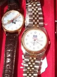 Union Pacific Engineering Wrist Watch, Mickey Mouse Wrist Watch