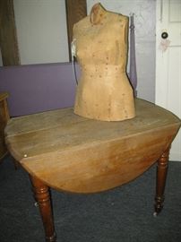 Drop Side Wood Table