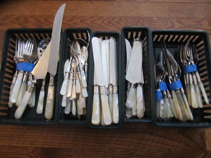 Mother of pearl flatware