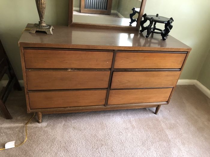 double dresser  with mirror