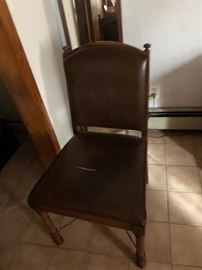 chair leather  bernhardt