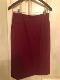 cranberry skirt