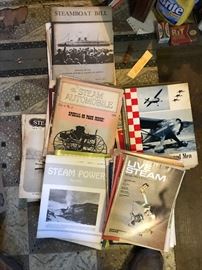 Steamboat Bill and Steam Automobile Magazines